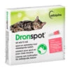 Dronspot Spot On Ontwormingsdruppels Kat 2,5 - 5 Kg -Beeztees Winkel 1002870