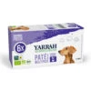 4x Yarrah Bio Hondenvoer Multipack Paté Graanvrij Kip - Kalkoen -Beeztees Winkel 1003007