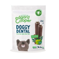 4x Edgard & Cooper Doggy Dental Sticks Appel - Eucalyptusolie