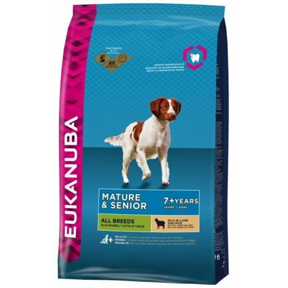 Eukanuba Dog Mature - Senior All Lam - Rijst 3 Eukanuba Dog Mature - Senior All Lam - Rijst
