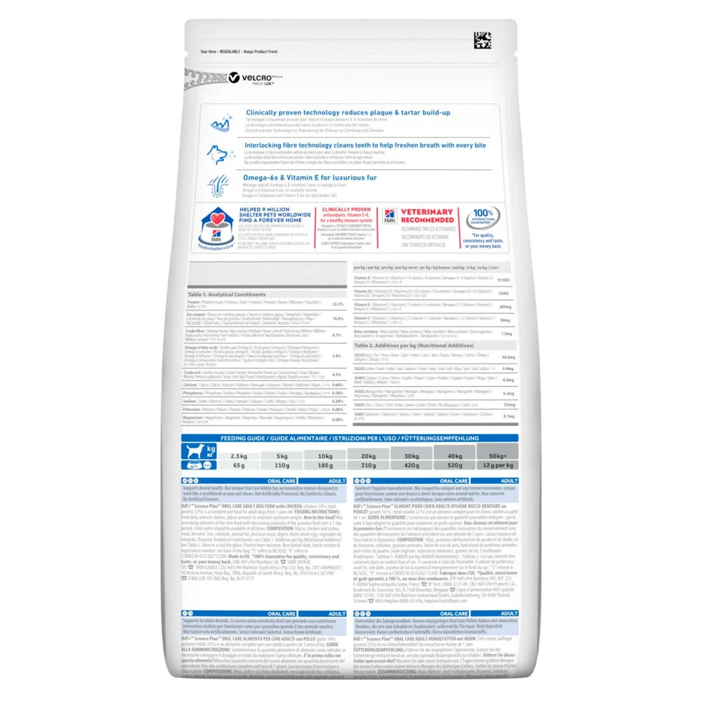 Hill's Hillu0027s Science Plan Hondenvoer Adult Oral Care Medium Kip 4 Hill's Hillu0027s Science Plan Hondenvoer Adult Oral Care Medium Kip - Afbeelding 2