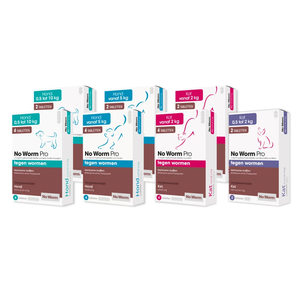 No Worm Pro Ontworming Tabletten Hond Vanaf 5 Kg 4 No Worm Pro Ontworming Tabletten Hond Vanaf 5 Kg - Afbeelding 2