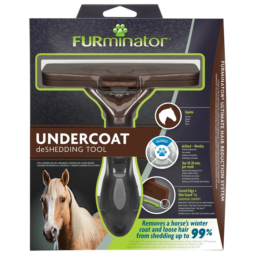 Furminator Deshedding Equine Undercoat Tool 3 Furminator Deshedding Equine Undercoat Tool