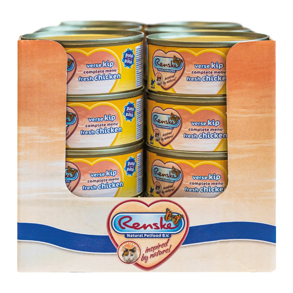 24x Renske Kattenvoer Paté Kip 3 24x Renske Kattenvoer Paté Kip