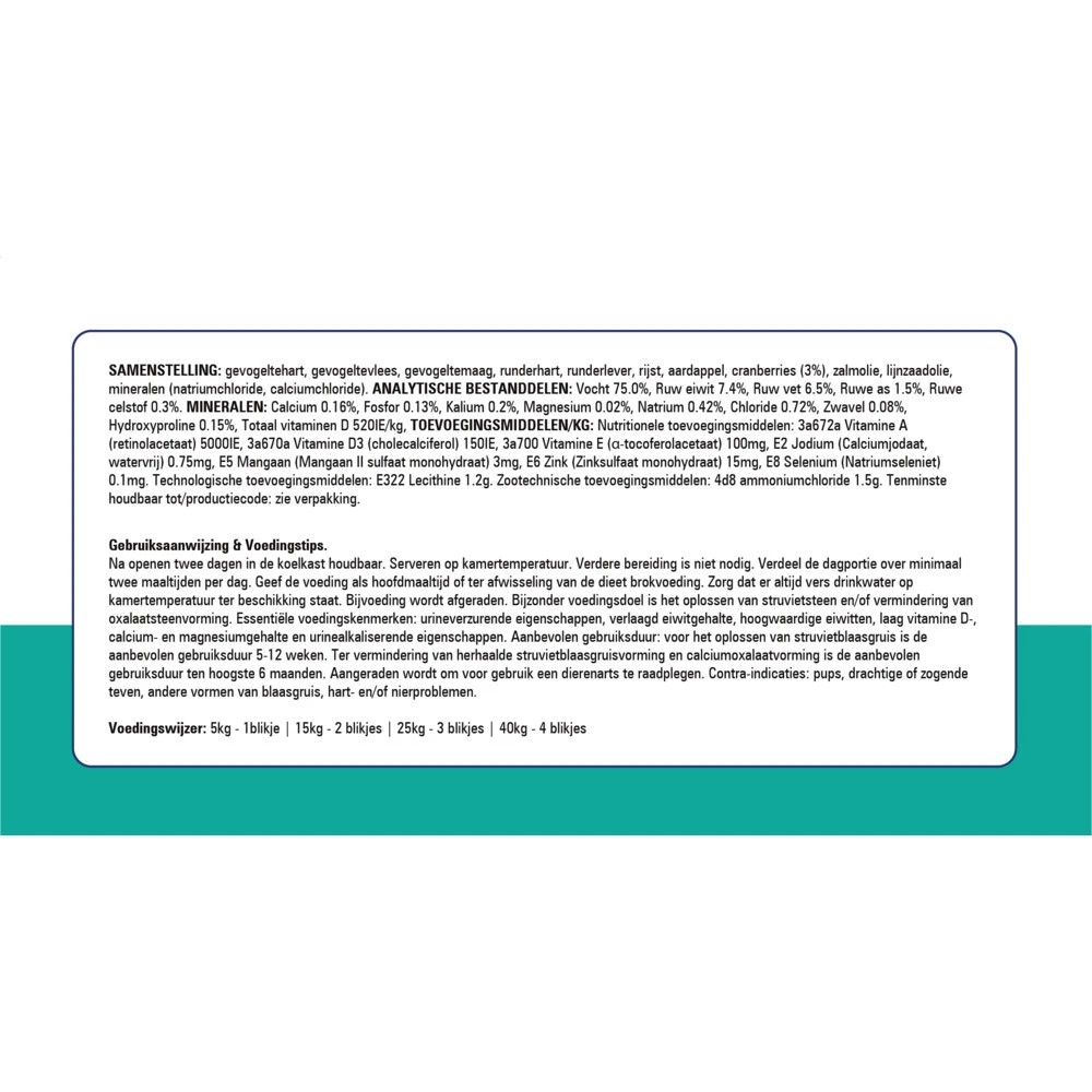 6x Prins NatureCare Diet Struvite & Calciumoxalate Hond Natvoer 6 6x Prins NatureCare Diet Struvite & Calciumoxalate Hond Natvoer - Afbeelding 4