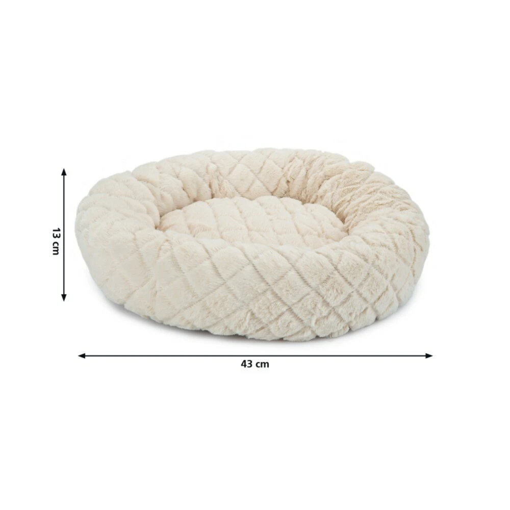 Beeztees Kattenmand Pluche Levisa Beige 4 Beeztees Kattenmand Pluche Levisa Beige - Afbeelding 2