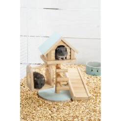 Beeztees Speelhuis Lovy Hout - Mint 6 Beeztees Speelhuis Lovy Hout - Mint -Beeztees Winkel 1017168 2