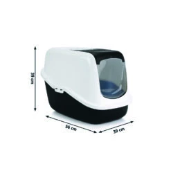 Beeztees Kattenbak Nestor Zwart - Wit 7 Beeztees Kattenbak Nestor Zwart - Wit -Beeztees Winkel 1017178 3