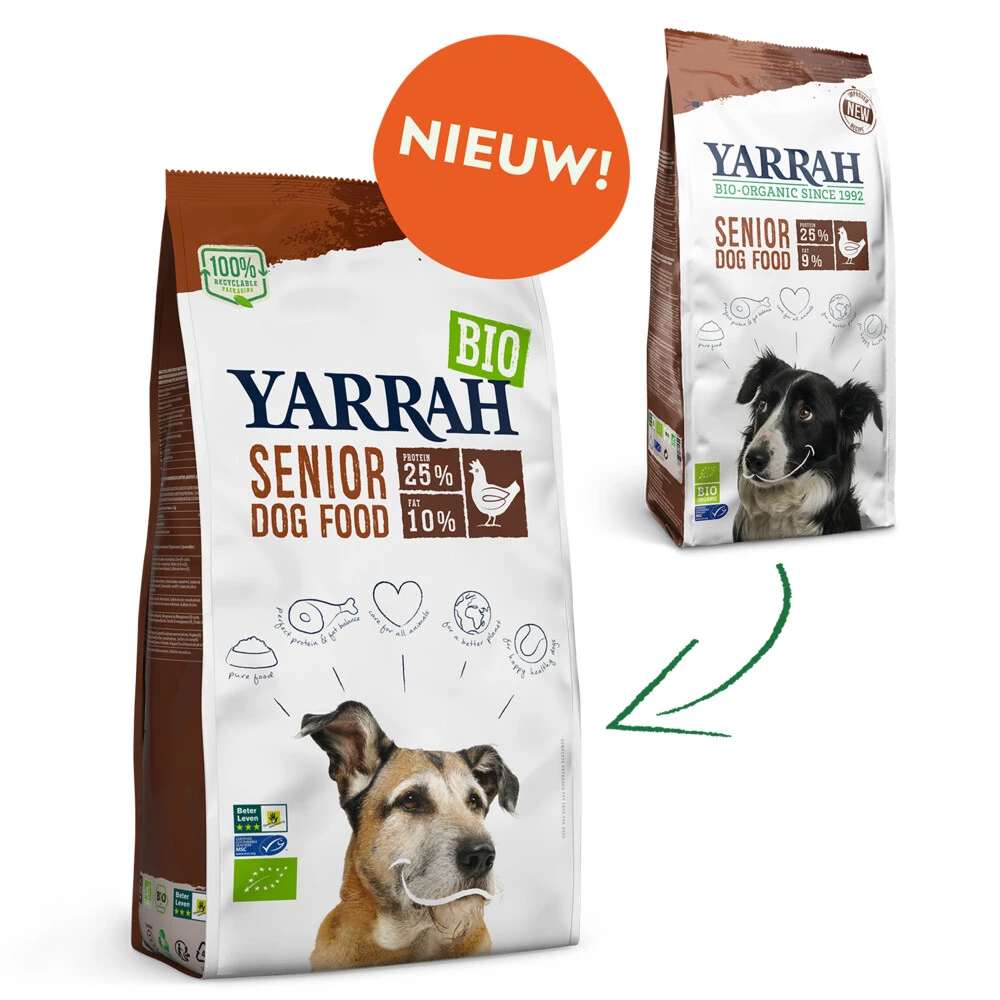 Yarrah Bio Hondenvoer Senior Kip 4 Yarrah Bio Hondenvoer Senior Kip - Afbeelding 2