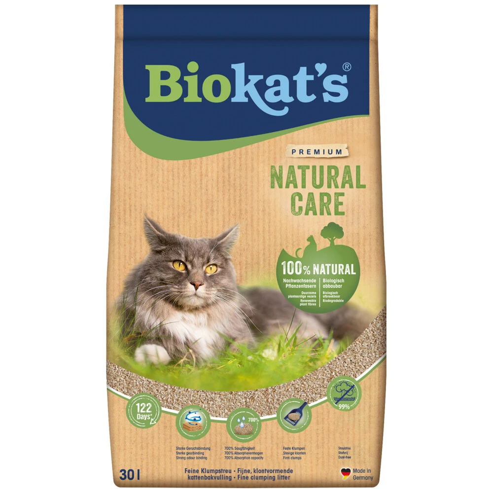 BIOKAT'S Biokatu0027s Kattenbakvulling Natural Care 3 BIOKAT'S Biokatu0027s Kattenbakvulling Natural Care