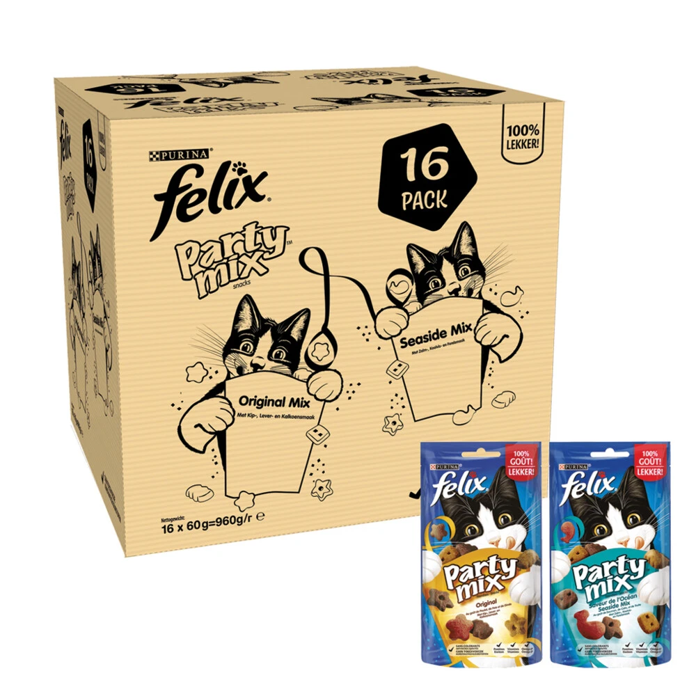 Felix Snack Party Mix Multipack 3 Felix Snack Party Mix Multipack