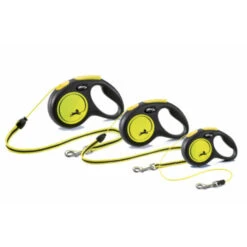 Flexi Rollijn New Neon Cord Geel -Beeztees Winkel 1031149 3