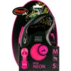Flexi Rollijn New Neon Tape Roze -Beeztees Winkel 1031158