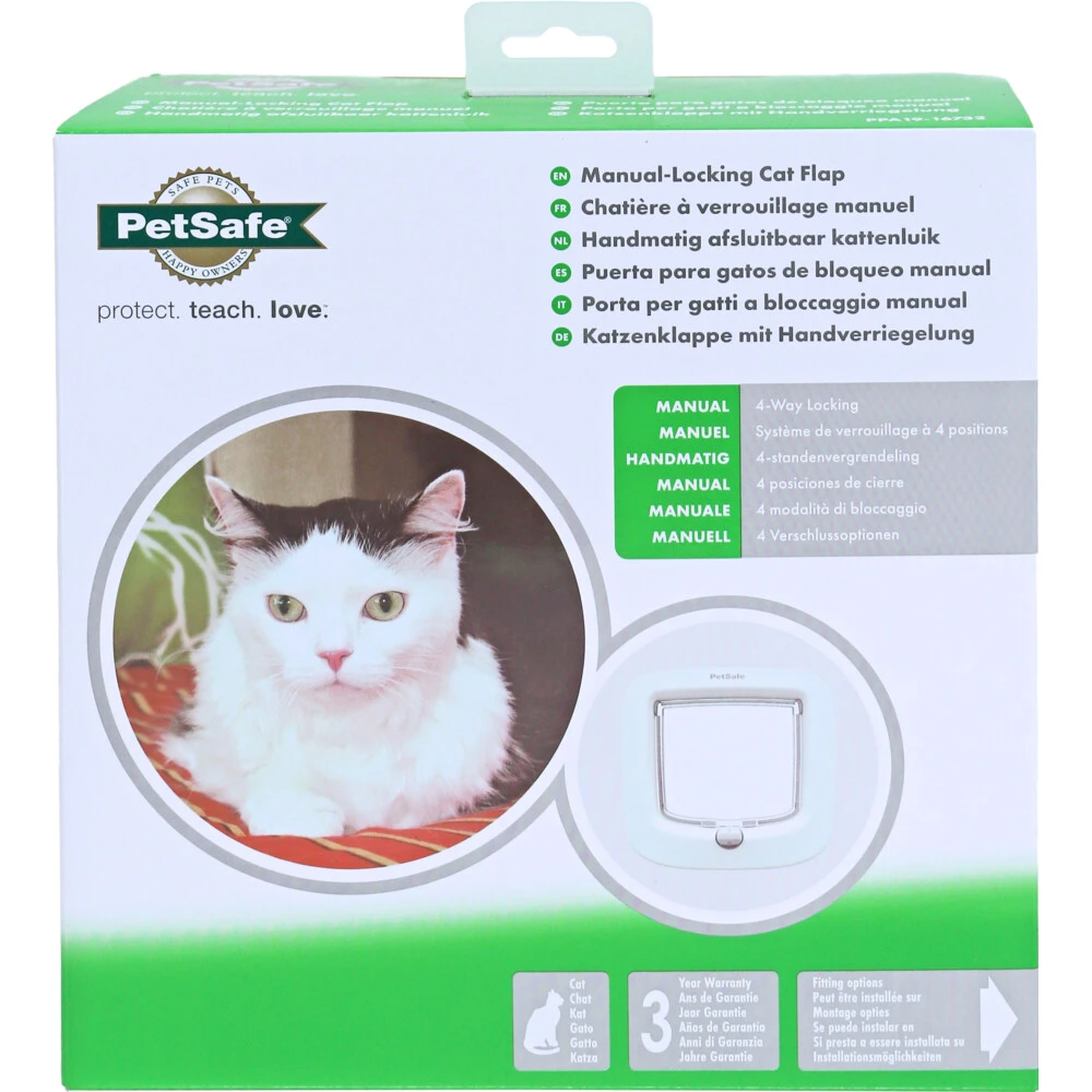 Petsafe Kattendeur 4lock Wit 3 Petsafe Kattendeur 4lock Wit