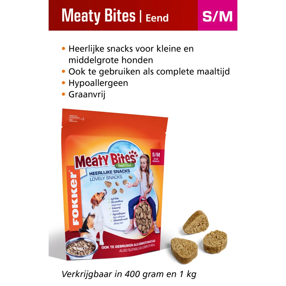 Fokker Meaty Bites Small - Medium 4 Fokker Meaty Bites Small - Medium - Afbeelding 2
