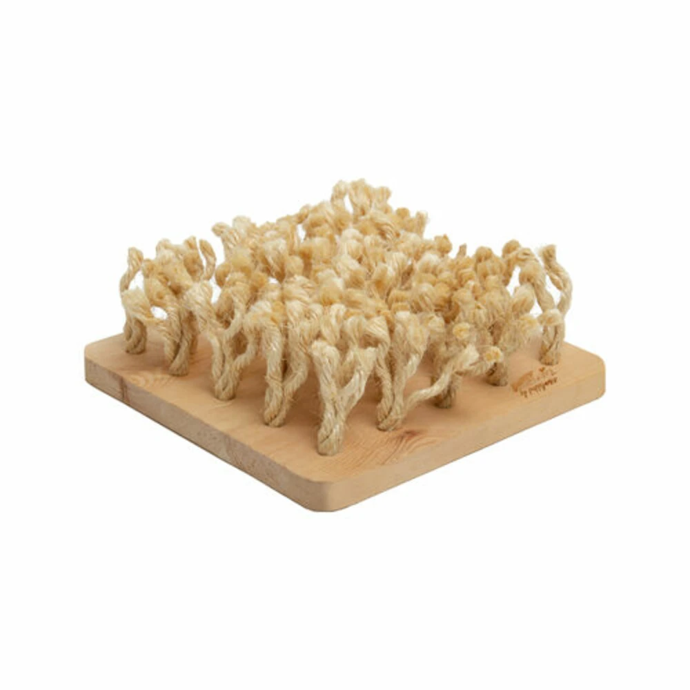 Bunny Nature Snuffelbord 24 X 9 X 24 Cm 3 Bunny Nature Snuffelbord 24 X 9 X 24 Cm