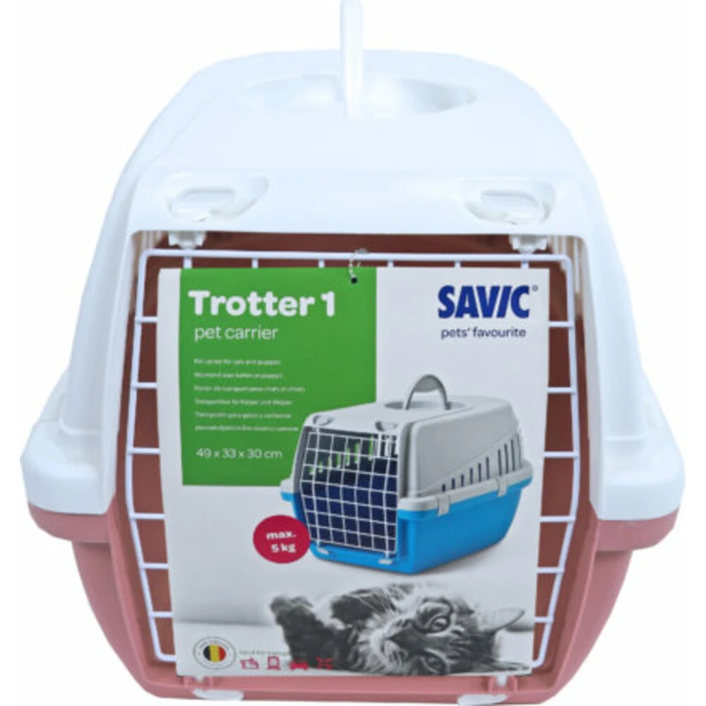 Savic Reismand Trotter Earth Roze - Wit 4 Savic Reismand Trotter Earth Roze - Wit - Afbeelding 2