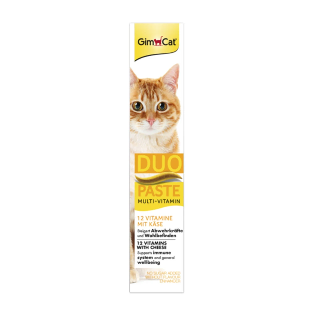8x GimCat Multi-Vitamin Duo-Pasta Kaas - Vitamines 3 8x GimCat Multi-Vitamin Duo-Pasta Kaas - Vitamines