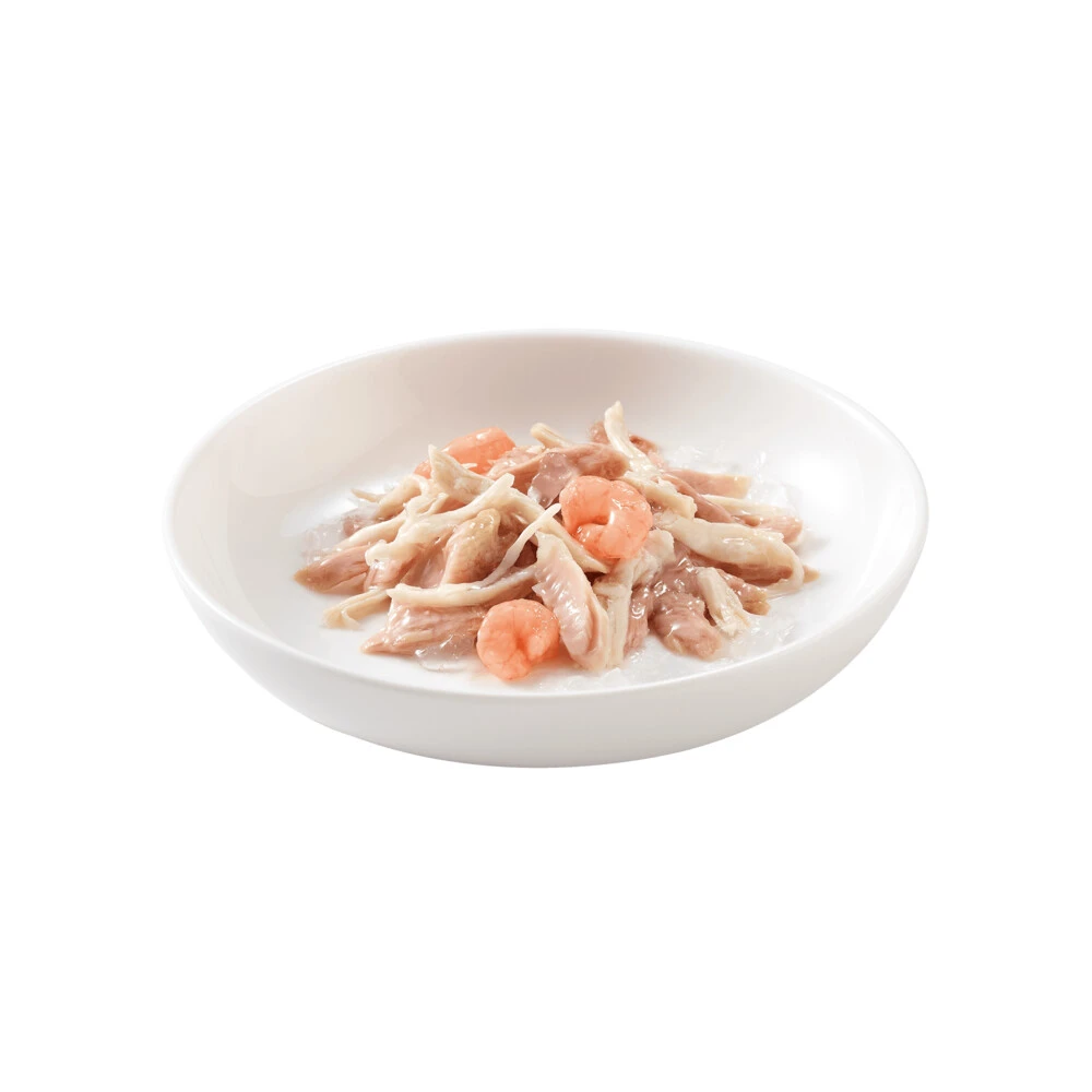 20x Schesir Kattenvoer Tonijn - Kip - Garnaal In Gelei 4 20x Schesir Kattenvoer Tonijn - Kip - Garnaal In Gelei - Afbeelding 2