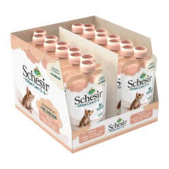 20x Schesir Kattenvoer Kitten 0-6 Kip In Cream