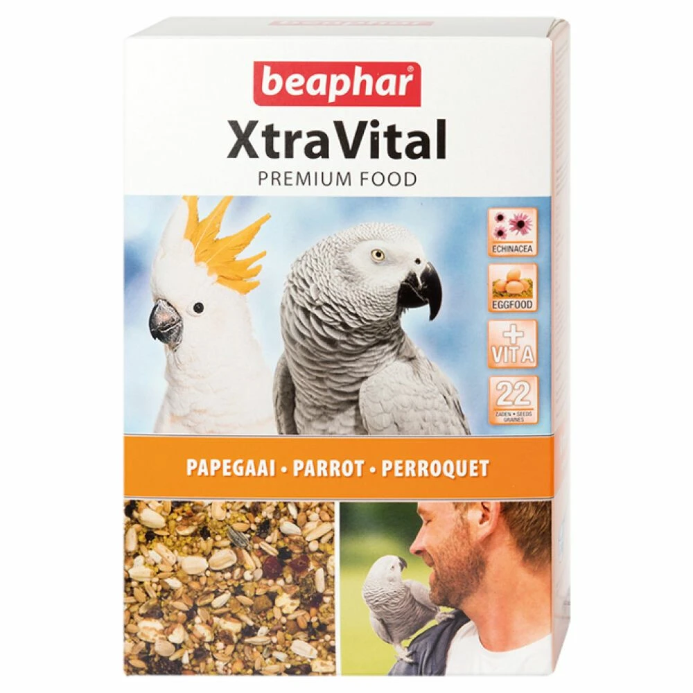 4x Beaphar XtraVital Papegaaienvoer 3 4x Beaphar XtraVital Papegaaienvoer