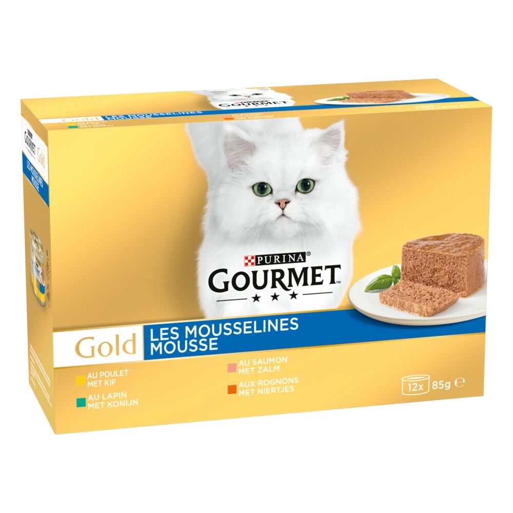 4x Gourmet Gold Multipack Fijne Mousse Blauw 4 4x Gourmet Gold Multipack Fijne Mousse Blauw - Afbeelding 2