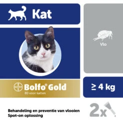 Bolfo Gold Anti Vlooiendruppels Kat Vanaf 4 Kg -Beeztees Winkel 703812 2