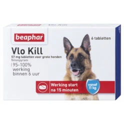 Beaphar Vlo Kill Anti Vlooien Tabletten Hond 11 - 57 Kg
