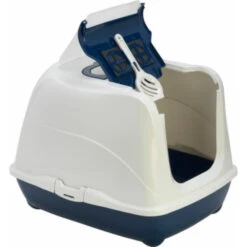 Moderna Kattenbak Flip Cat Jumbo Donkerblauw -Beeztees Winkel 762801 3