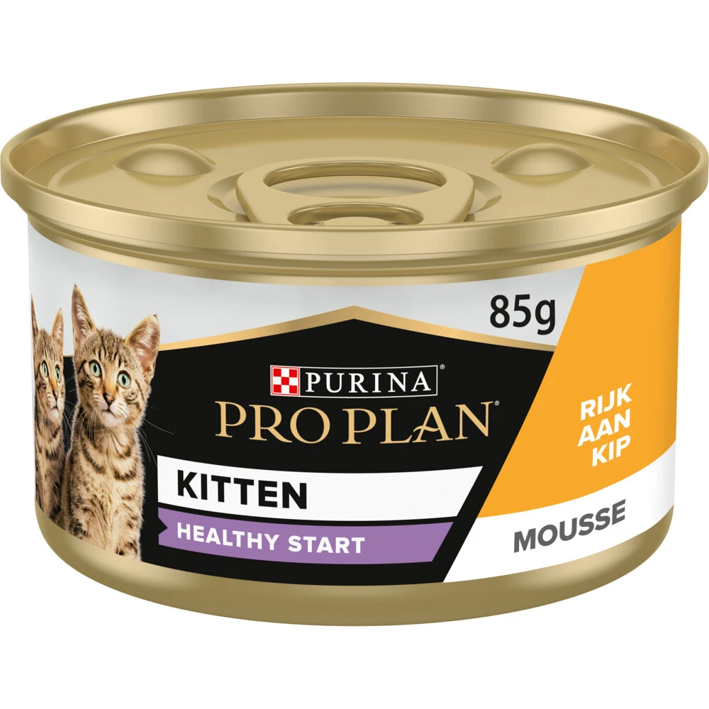 24x Pro Plan Cat Blik Mousse Kitten Kip 3 24x Pro Plan Cat Blik Mousse Kitten Kip