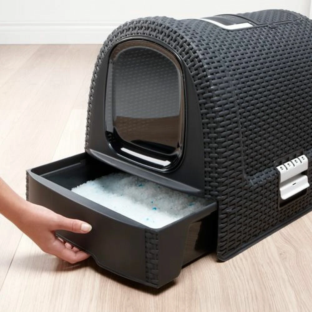 Curver Kattenbak Antraciet 6 Curver Kattenbak Antraciet - Afbeelding 4