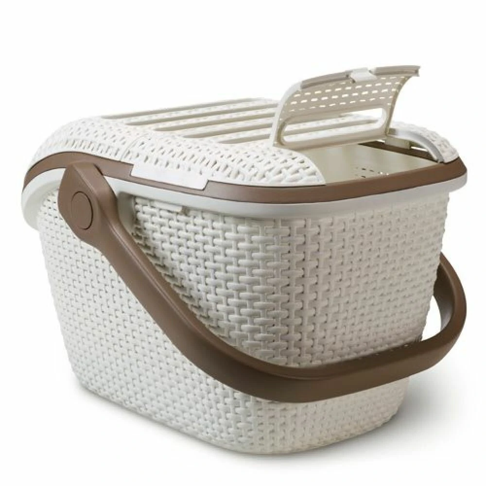 Curver Cat Carrier Mocca - Creme 5 Curver Cat Carrier Mocca - Creme - Afbeelding 3