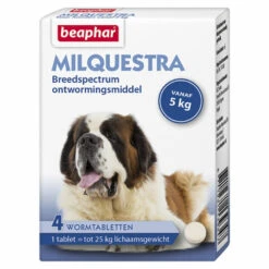 Beaphar Milquestra Ontworming Tabletten Hond 5 - 75kg