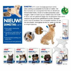 Beaphar DIMETHIcare Anti Vlooien En Teken Spray 9 Beaphar DIMETHIcare Anti Vlooien En Teken Spray -Beeztees Winkel 976013 4