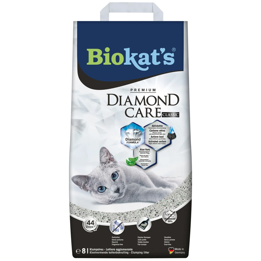 BIOKAT'S Biokatu0027s Kattenbakvulling Diamond Care Classic 4 BIOKAT'S Biokatu0027s Kattenbakvulling Diamond Care Classic - Afbeelding 2