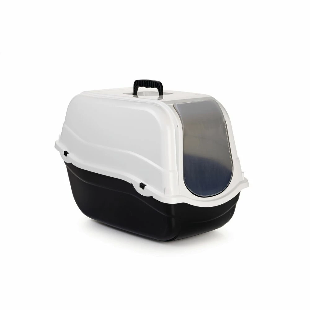 Beeztees Kattenbak Romeo Zwart - Wit 3 Beeztees Kattenbak Romeo Zwart - Wit