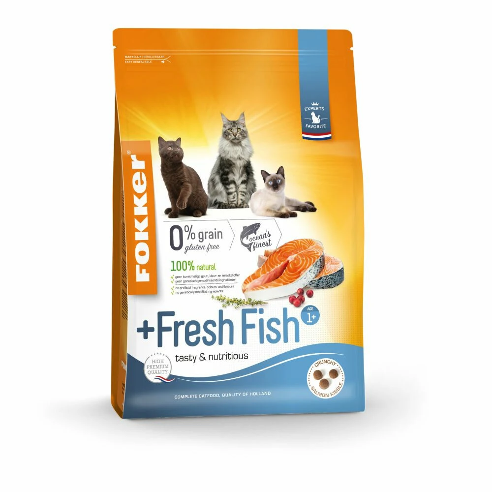 Fokker Cat Fresh Fish Kattenvoer Verse Zalm 3 Fokker Cat Fresh Fish Kattenvoer Verse Zalm