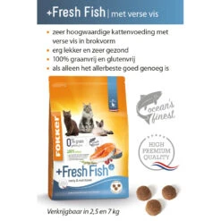 Fokker Cat Fresh Fish Kattenvoer Verse Zalm 8 Fokker Cat Fresh Fish Kattenvoer Verse Zalm -Beeztees Winkel 983750 3