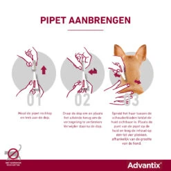 Advantix Spot On 100 Anti Vlooien En Teken Druppels Hond 4 - 10 Kg 8 Advantix Spot On 100 Anti Vlooien En Teken Druppels Hond 4 - 10 Kg -Beeztees Winkel 992591 3