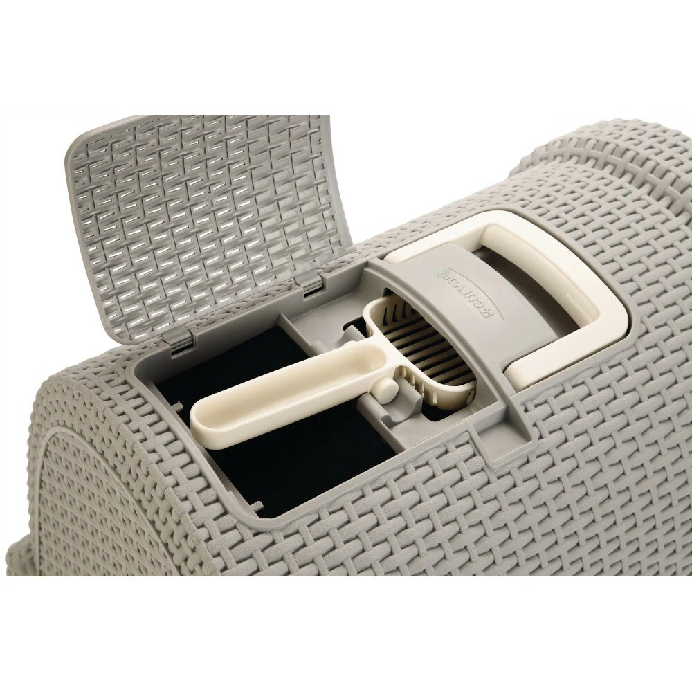 Curver Kattenbak Grijs 5 Curver Kattenbak Grijs - Afbeelding 3